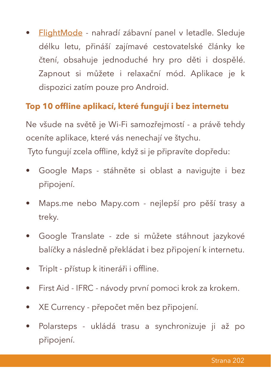 Strana s top 10 offline aplikacemi